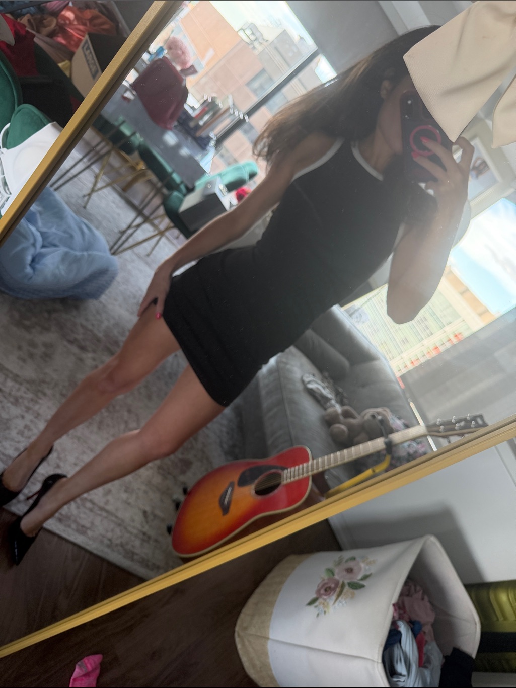Classic Black Sleeveless Mini Dress - Elegant Everyday Staple Meshki Xxs